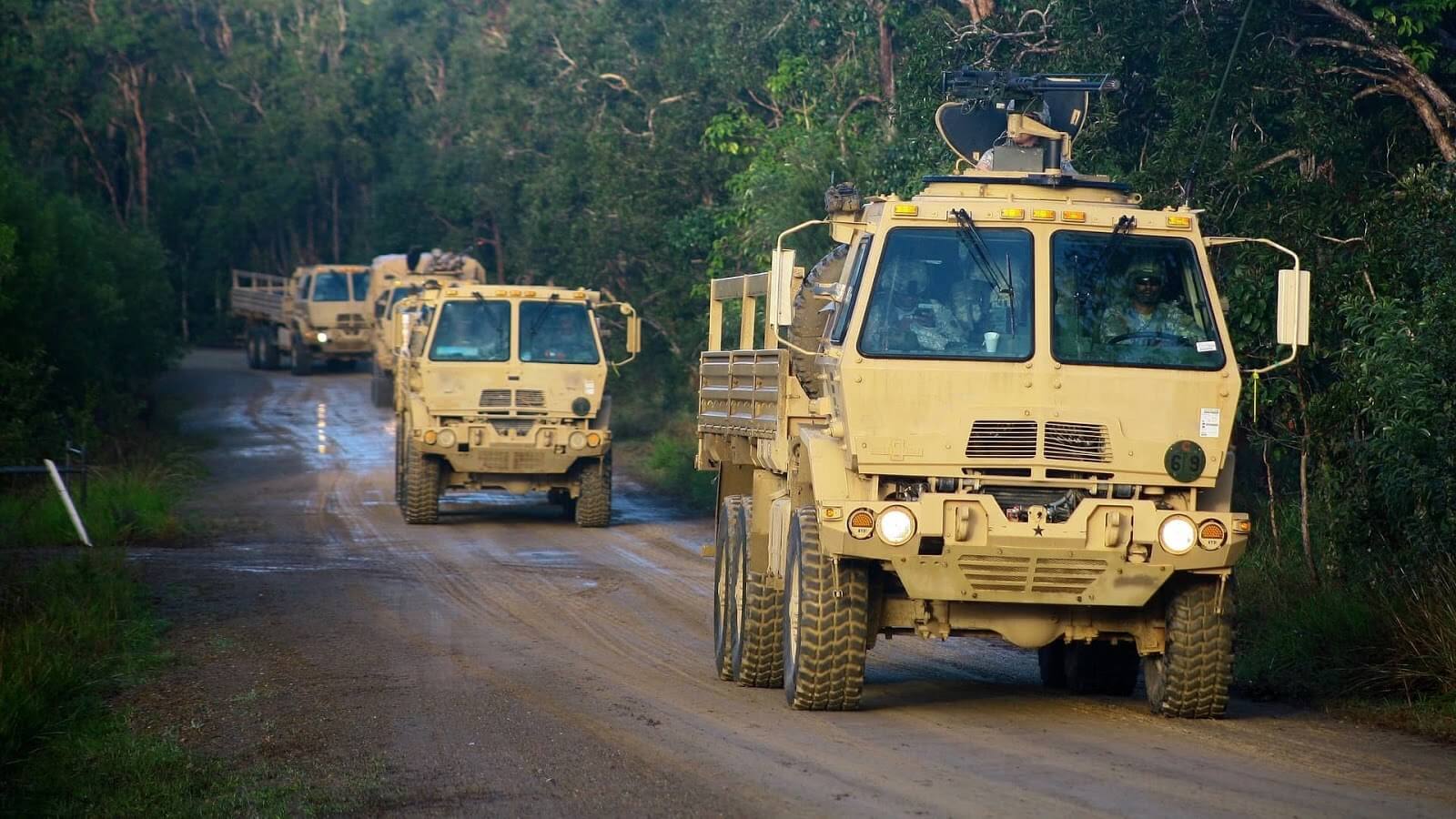 army trucks